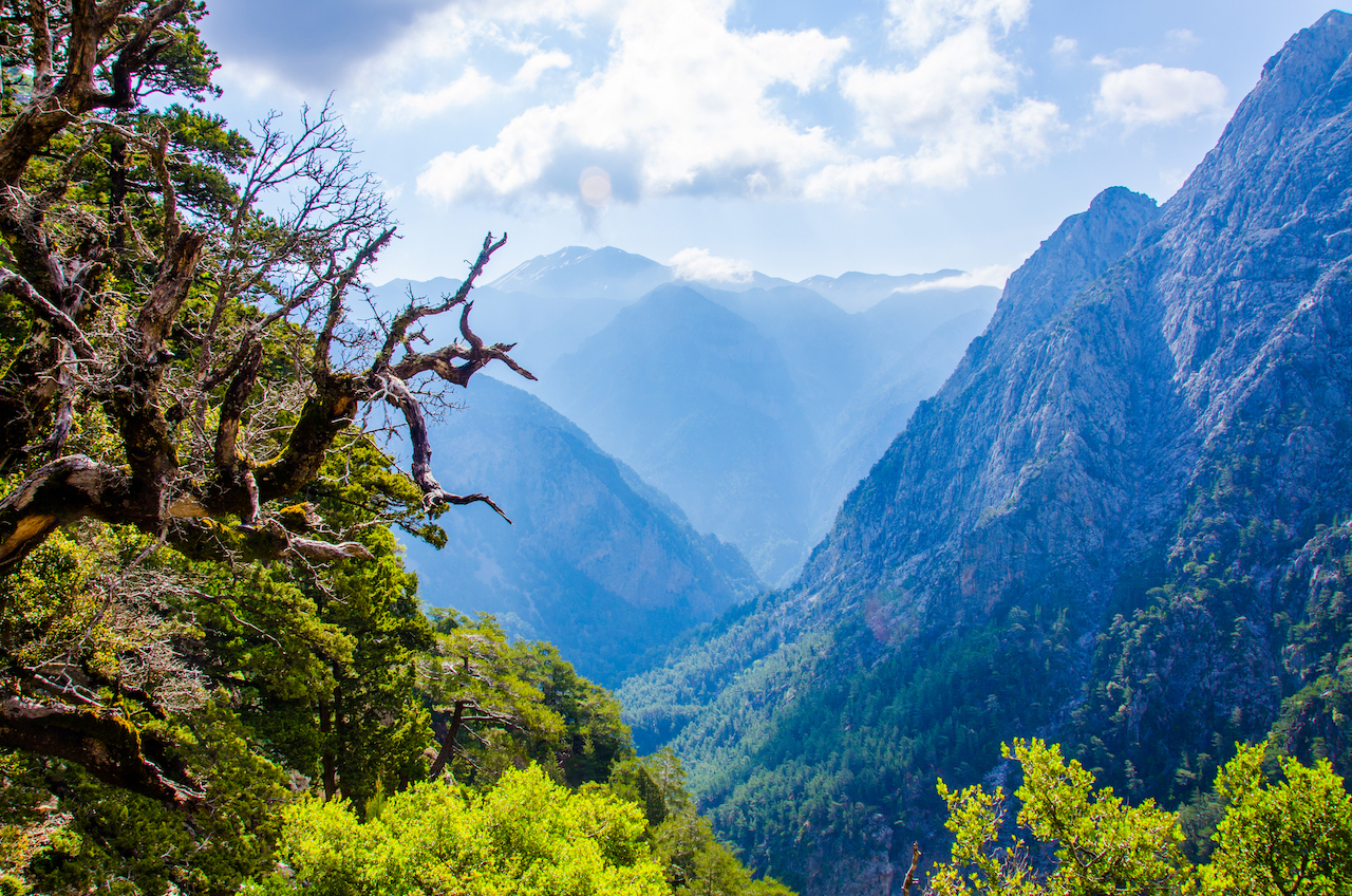 samaria gorge in crete